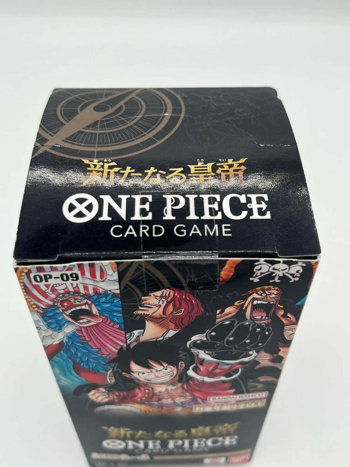 Top view of One Piece Card Game Display OP-09, Japanese version