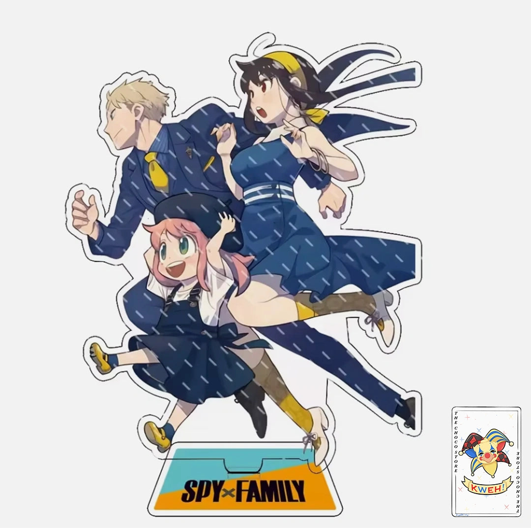 Spy x Family Acrylic Stand – Twilight, Loid & Yor Figure Accessories sur fond blanc