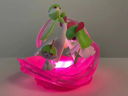 Figurine Lumineuse tarsal et Kirlia & gardevoir Du Pokémon center Original ( ralts kirlia gardevoir)