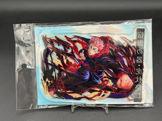 Front view of Jujutsu Kaisen Yuji Itadori acrylic display stand