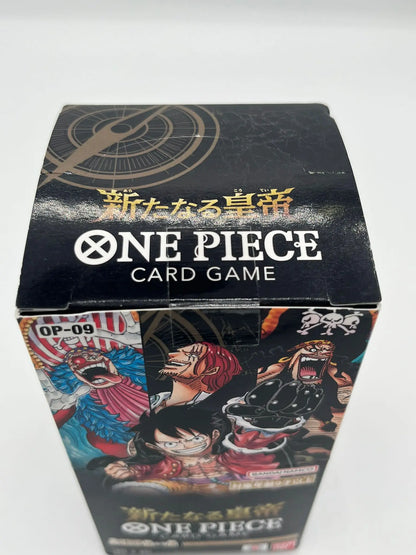 Top view of One Piece Card Game Display OP-09, Japanese version