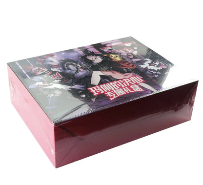 Vue du côté de la boîte Pokémon 2023 Marnie's Determination Gift Box – Chinois simplifié, Neuf